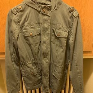 Women’s size large army green jacket